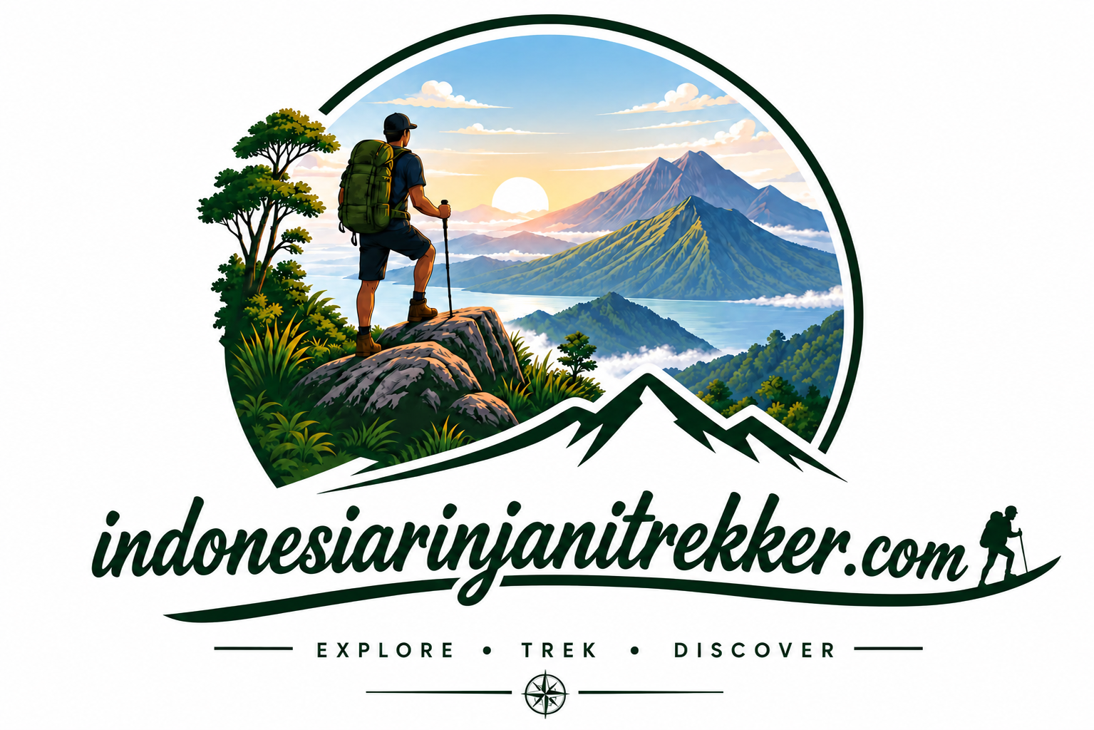 Indonesia Rinjani Trekker